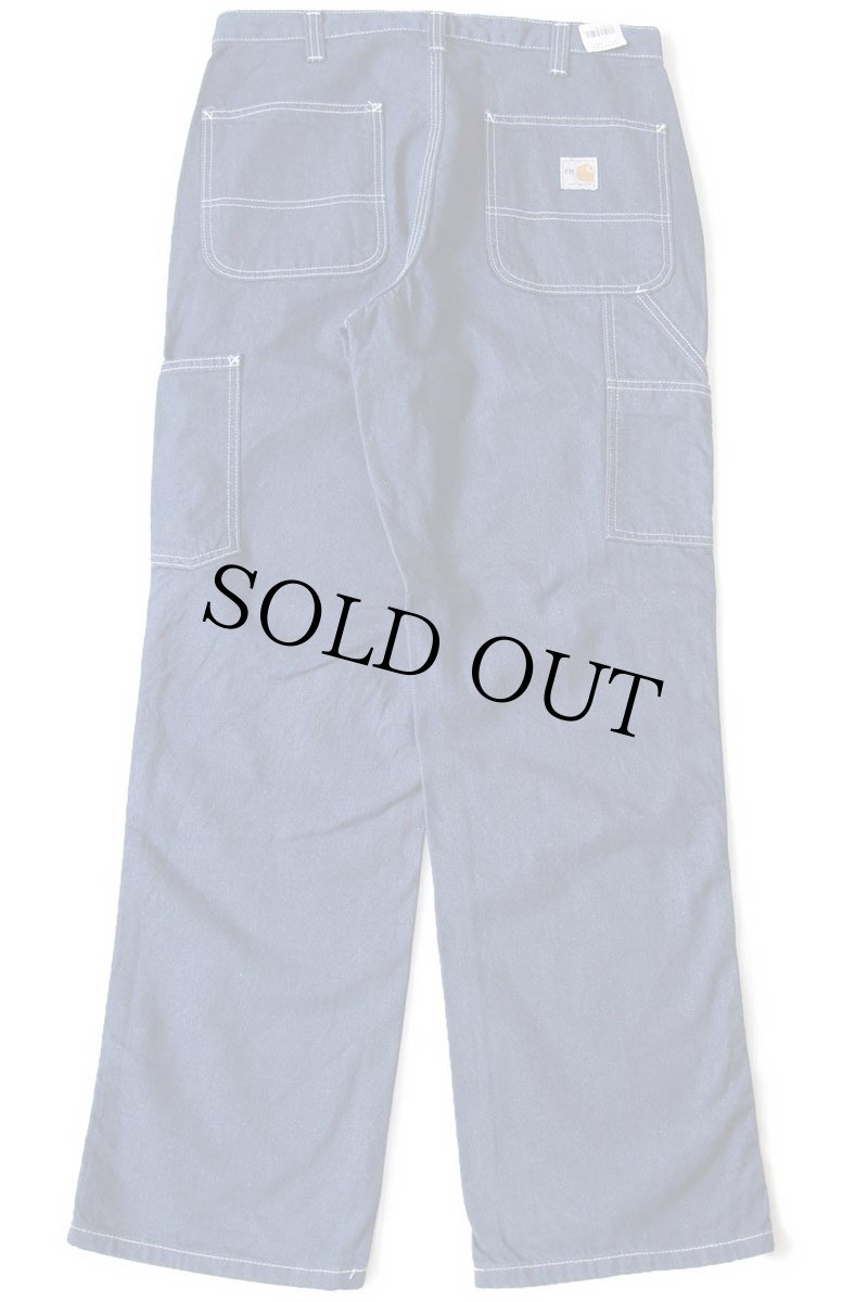 画像3: デッドストック★メキシコ製 carharttカーハート FR デニム ペインターパンツ W32 L32 (3)