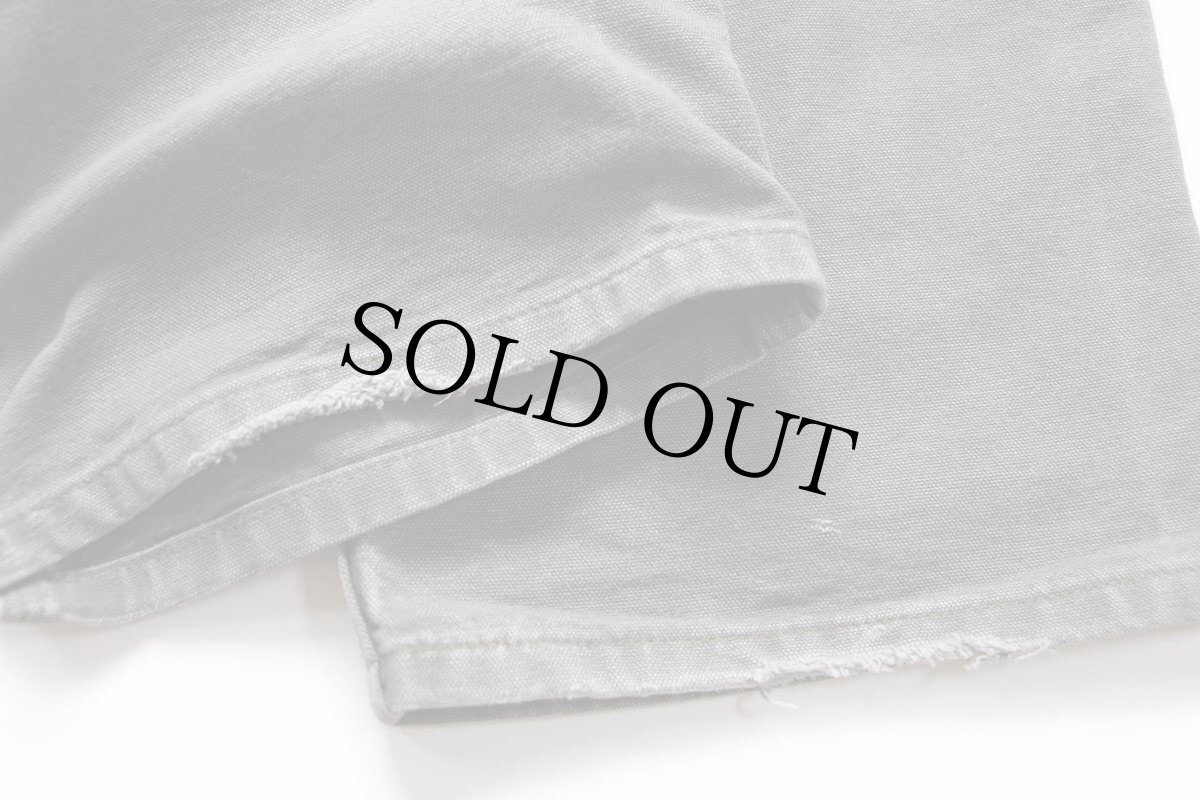 画像7: メキシコ製 carharttカーハート ダック地 ペインターパンツ モスグリーン w32 L32 (7)