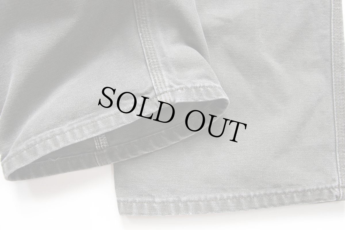 画像7: 00s メキシコ製 carharttカーハート ダック地 ペインターパンツ モスグリーン w34 L32★A (7)