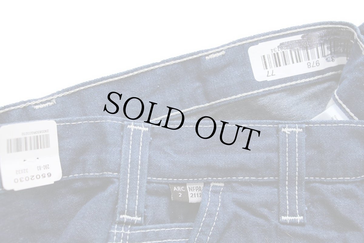 画像7: デッドストック★メキシコ製 carharttカーハート FR デニム ペインターパンツ W32 L32 (7)