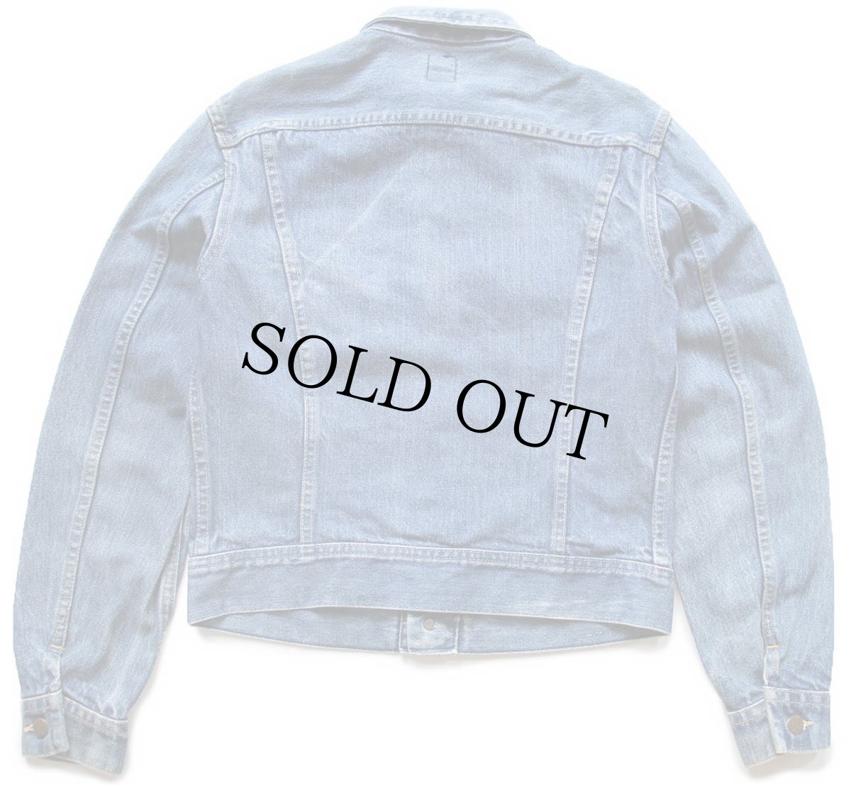 画像2: 80s USA製 Leeリー 223 デニムジャケット ボーイズ18 (2)