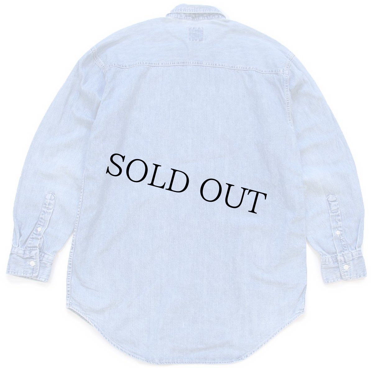 画像2: 90s GAPギャップ デニムシャツ S (2)