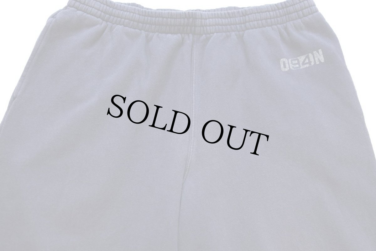 画像4: 00s OLD NAVYオールドネイビー O94N ひび割れプリント スウェットパンツ ナス紺 フェード L (4)