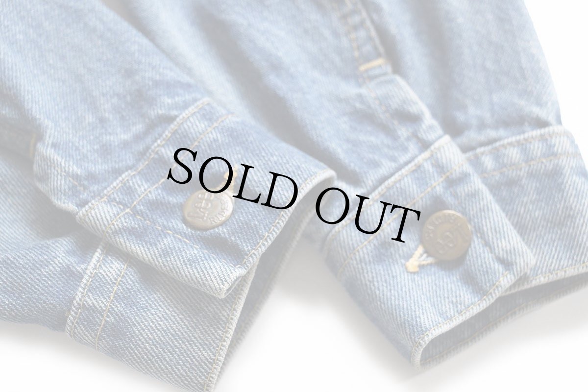 画像8: 80s USA製 Leeリー 223 デニムジャケット ボーイズ18 (8)