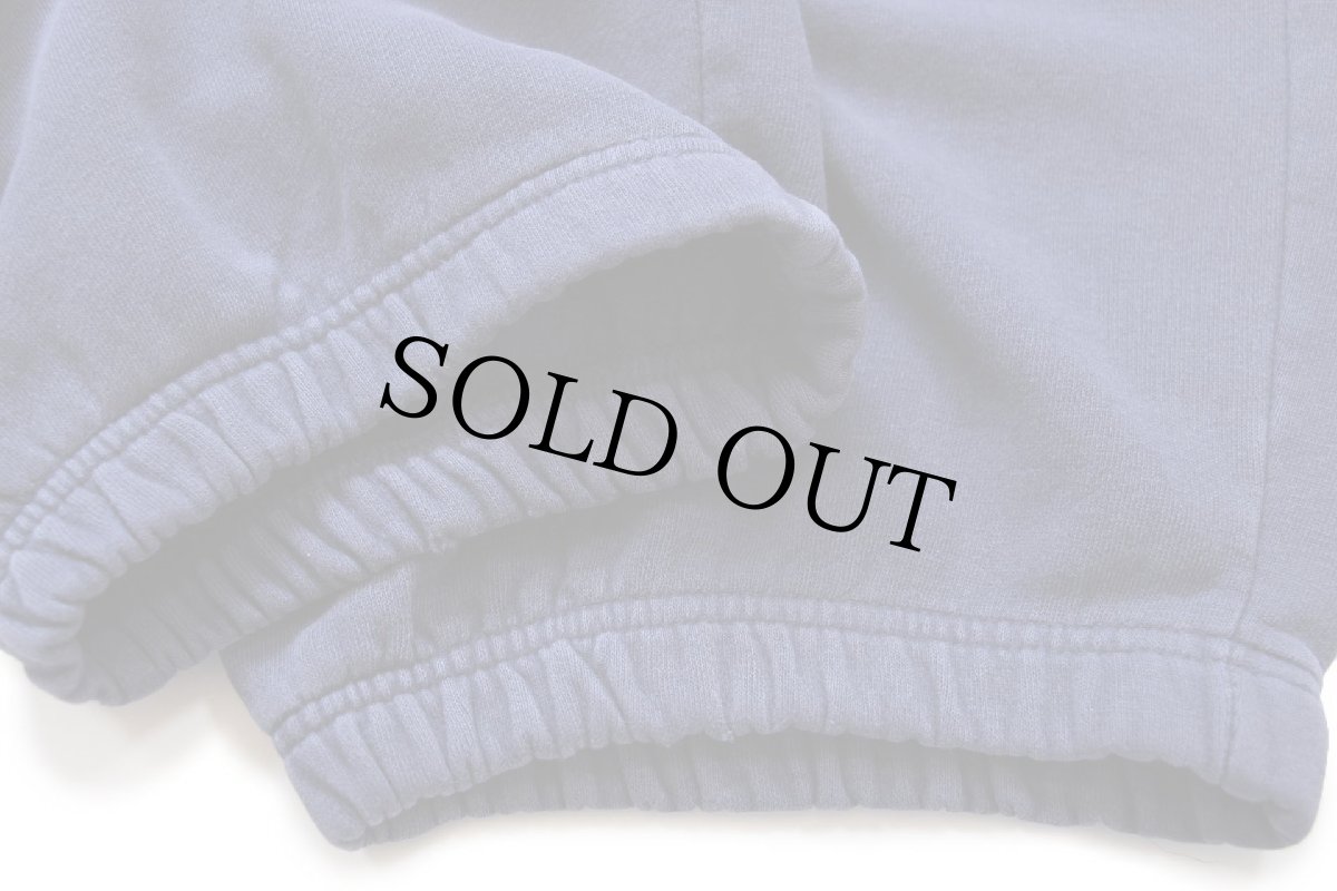 画像7: 00s ロシア製 OLD NAVYオールドネイビー 無地 スウェットパンツ ナス紺 フェード XL (7)