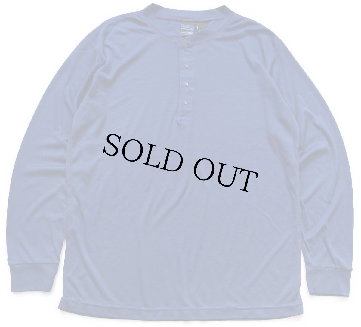 画像2: 90s patagoniaパタゴニア CAPILENEキャプリーン ヘンリーネック アンダーシャツ 紺 L (2)