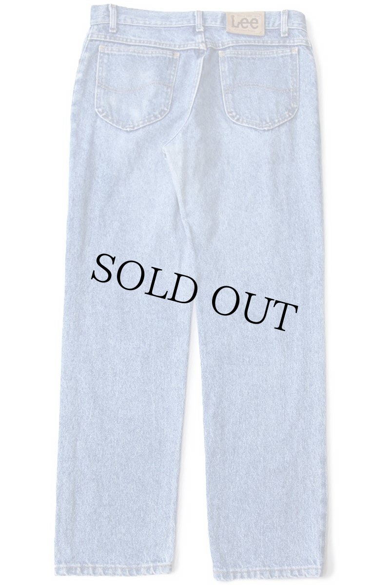 画像3: 90s USA製 Leeリー 200 PEPPER WASH デニムパンツ w33 L30 (3)