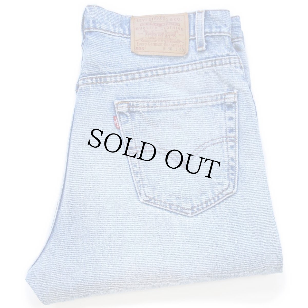 画像1: 90s USA製 Levi'sリーバイス 505 デニムパンツ W36 L30★151 (1)