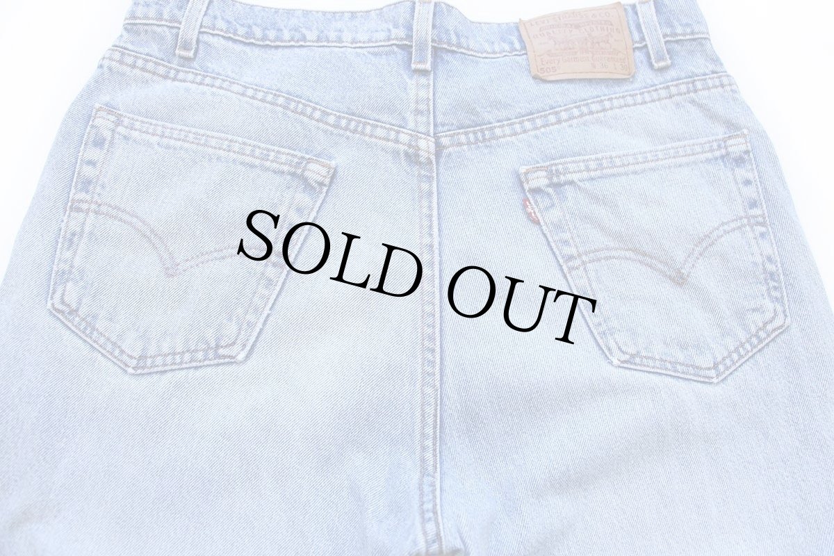画像5: 90s USA製 Levi'sリーバイス 505 デニムパンツ W36 L30★151 (5)