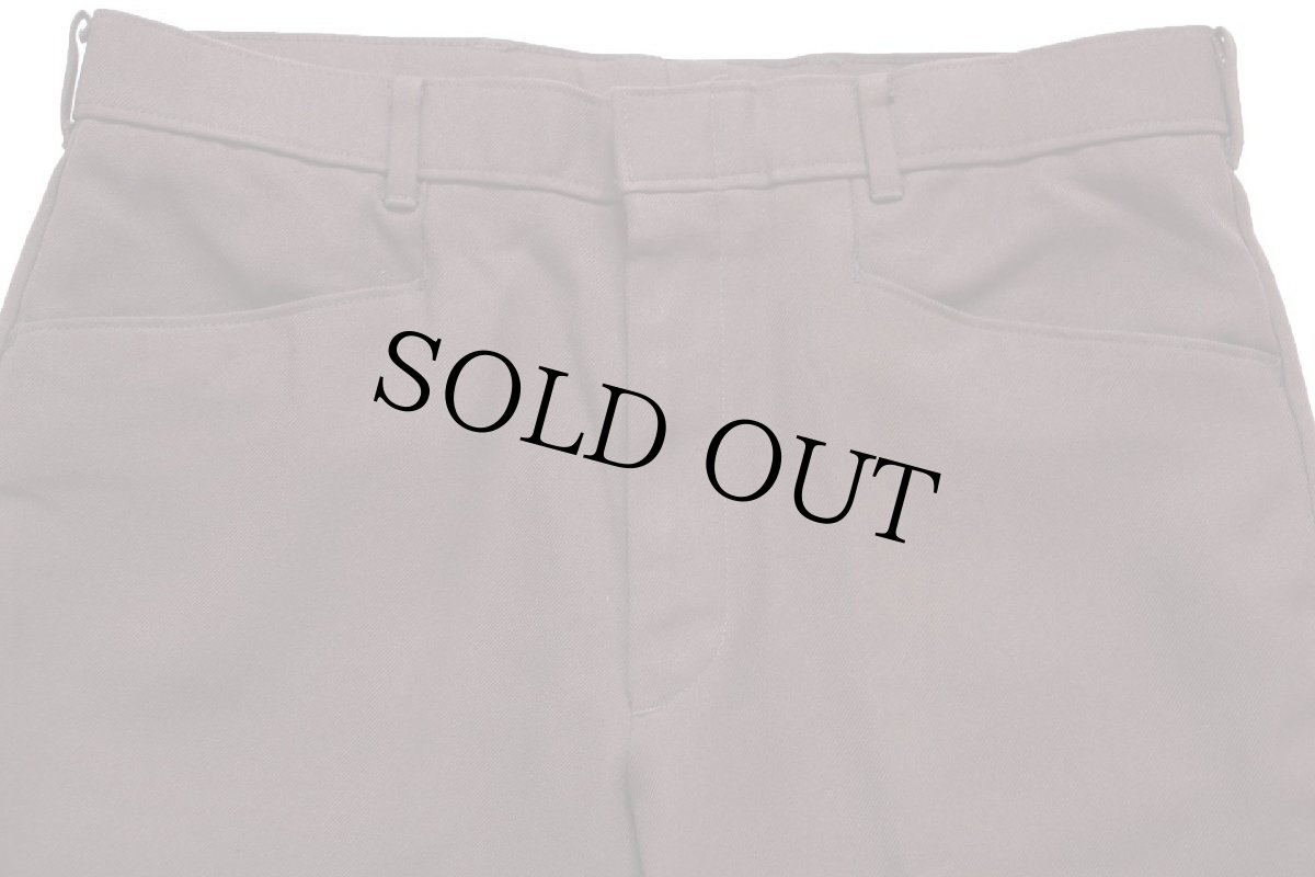 画像4: 80s Levi'sリーバイス Action Slacks STA-PRESTスタプレ フレア スラックス ポリエステルパンツ 茶 w33 (4)