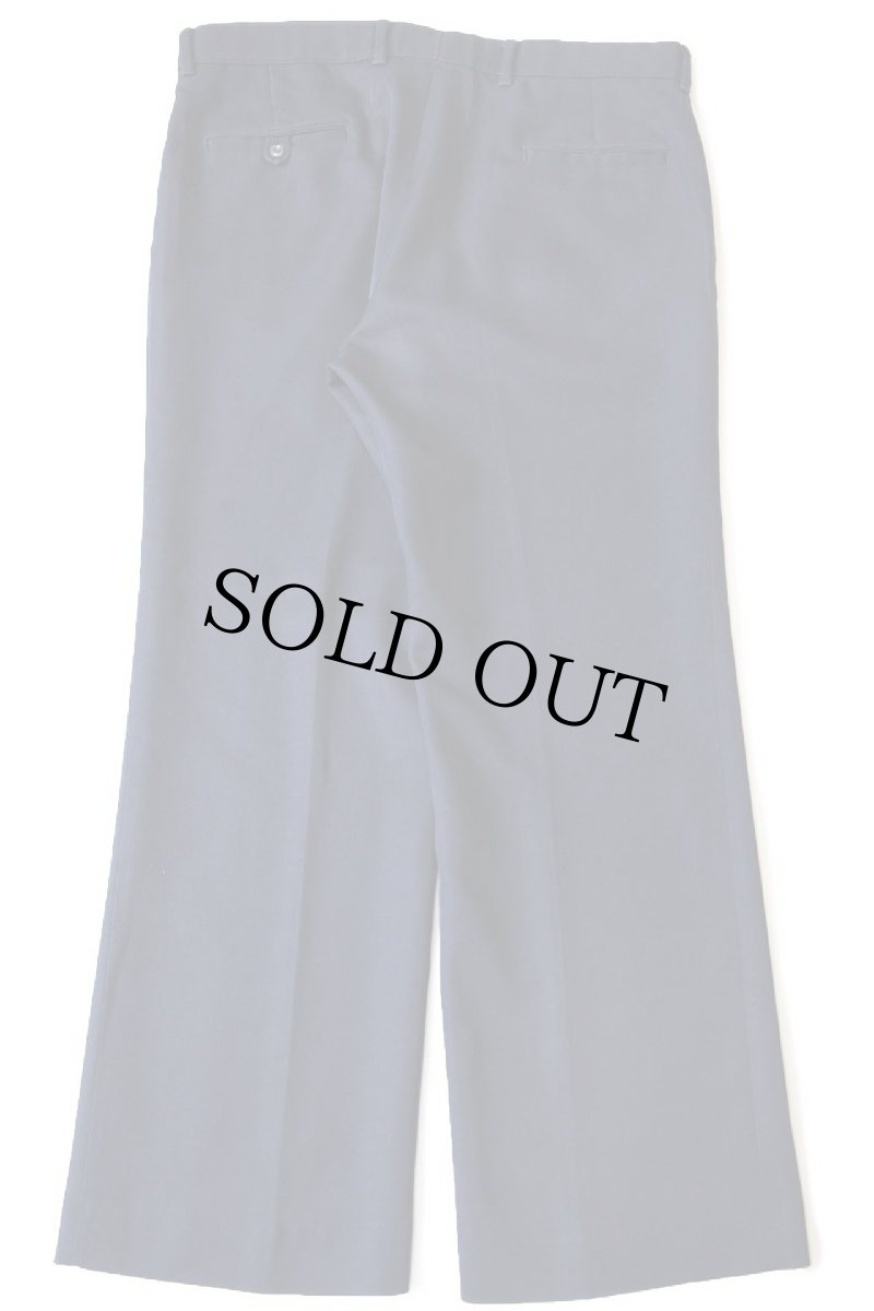 画像3: 80s Levi'sリーバイス ACTION SLACKS フレア スラックス ポリエステルパンツ 紺 w36★スタプレ (3)