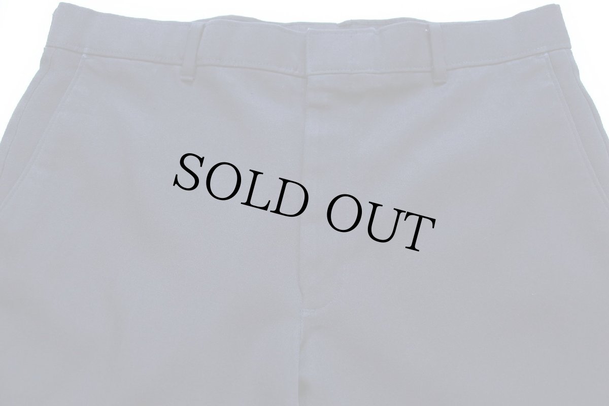 画像4: 80s Levi'sリーバイス ACTION SLACKS フレア スラックス ポリエステルパンツ 紺 w36★スタプレ (4)