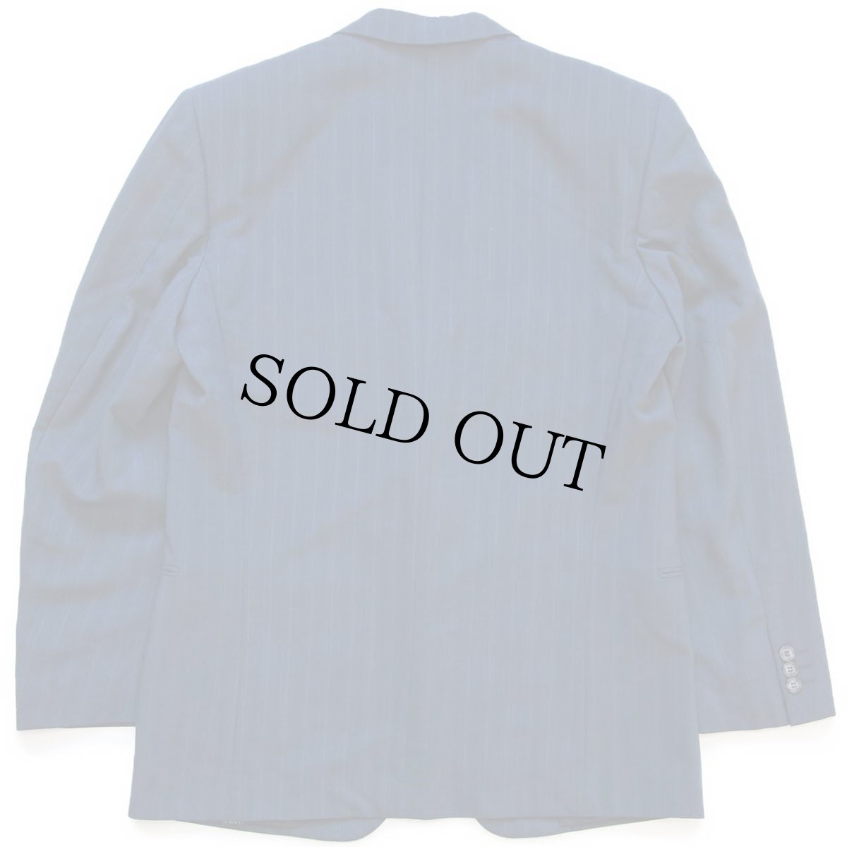 画像3: デッドストック★80s イタリア製 MAXIM'S 織り柄 ストライプ 2つボタン テーラードジャケット&パンツ セットアップ 48★スーツ (3)