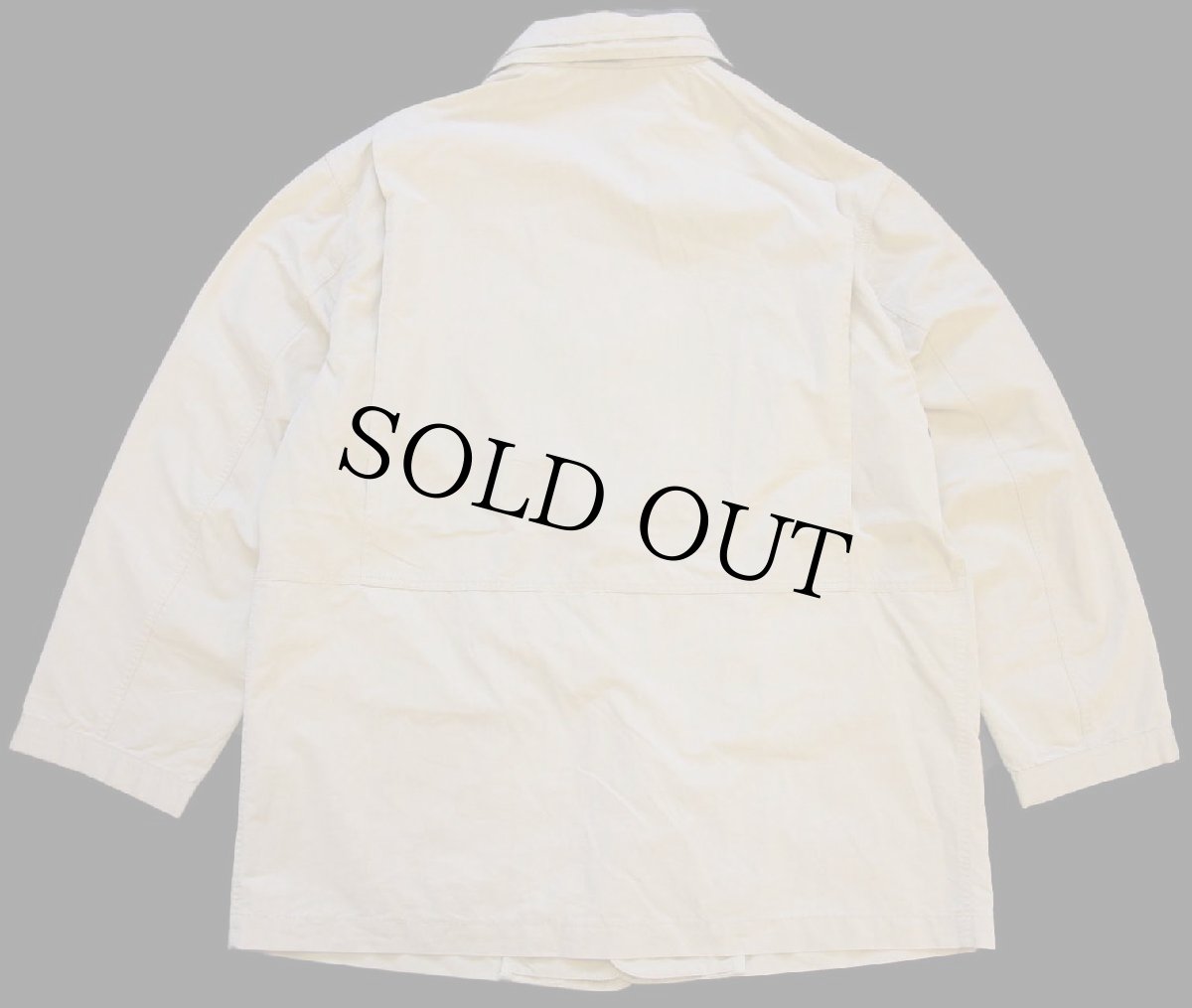 画像2: Fay コットン混 フィールドコート カーキ L★ジャケット (2)