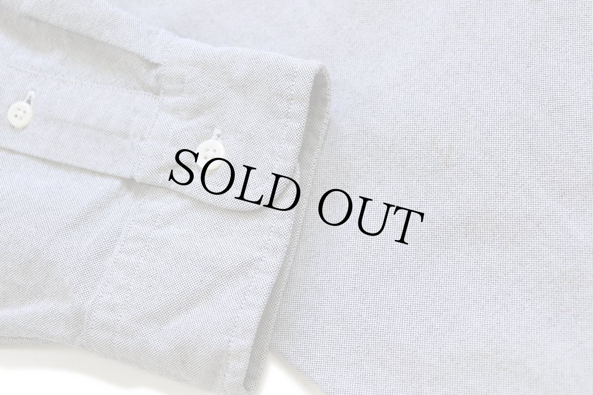 画像6: 00s ポロ ラルフローレン CUSTOM FIT ワンポイント ボタンダウン オックスフォード コットンシャツ グレー XXL★特大 (6)