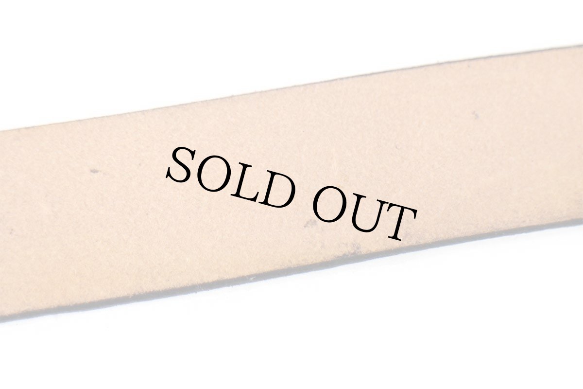 画像7: 新品★USA製 BRACKNEY LEATHER WORKS サン ムーン 型押し ペイント レザーベルト ブラウン 34 (7)