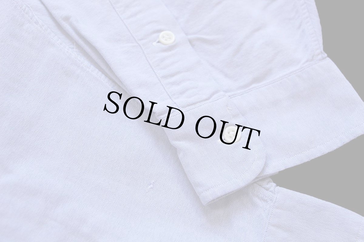 画像5: 00s ラルフローレン BIG SHIRT ワンポイント ポケット付き ボタンダウン オックスフォード コットンシャツ サックス XXL★特大 (5)