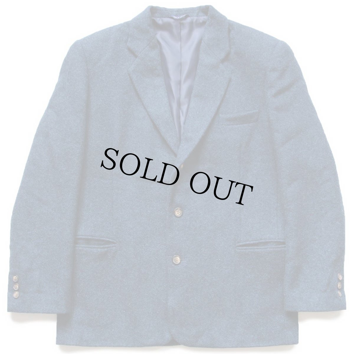 画像1: 90s GAPギャップ 3つボタン ウール混 テーラードジャケット 紺×緑 ミックス S★ブレザー (1)