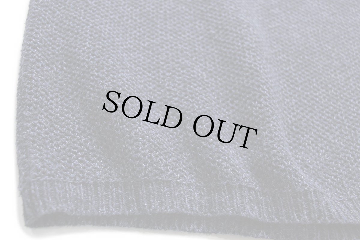 画像5: 90s USA製 STJOHN'SBAY 無地 コットン×アクリルニット セーター ネイビー ミックス M (5)