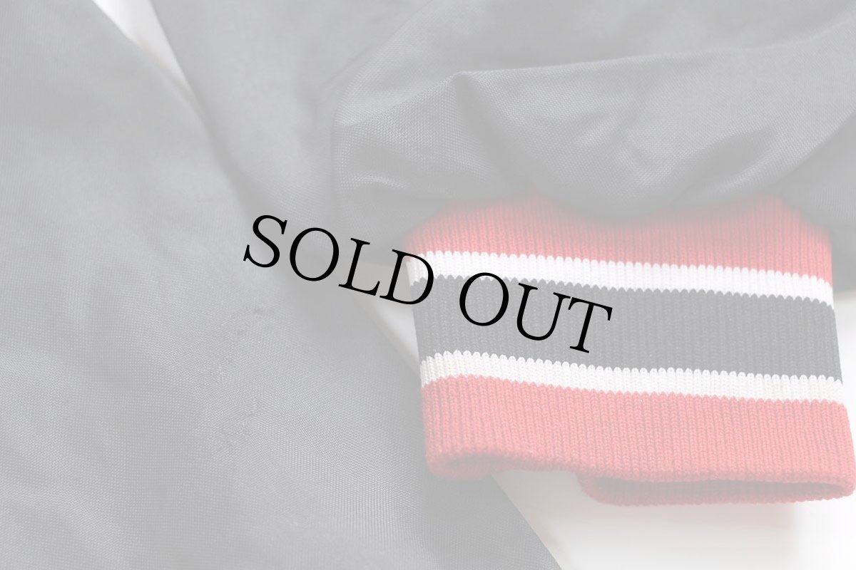 画像8: 90s USA製 Birdie TIGERS CHAMPIONS タイガー 刺繍 ハーフジップ プルオーバー ナイロンパーカー 黒 L (8)