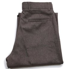 画像1: 00s Levi'sリーバイス ACTION SLACKS スラックス ポリエステルパンツ 杢グレーブラウン w32 L30★スタプレ (1)
