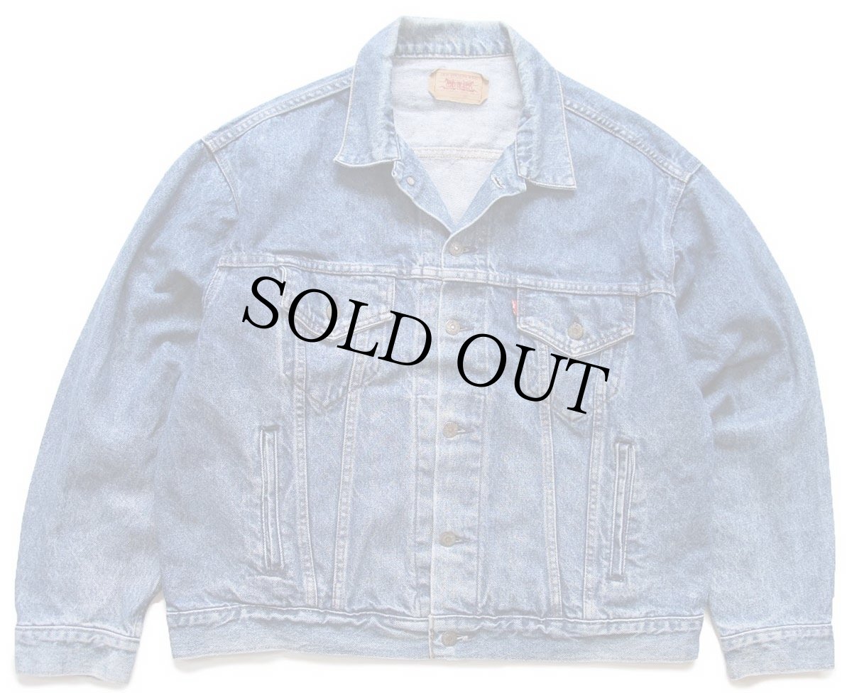 画像1: 80s USA製 Levi'sリーバイス 70507 デニムジャケット 4ポケット XL (1)