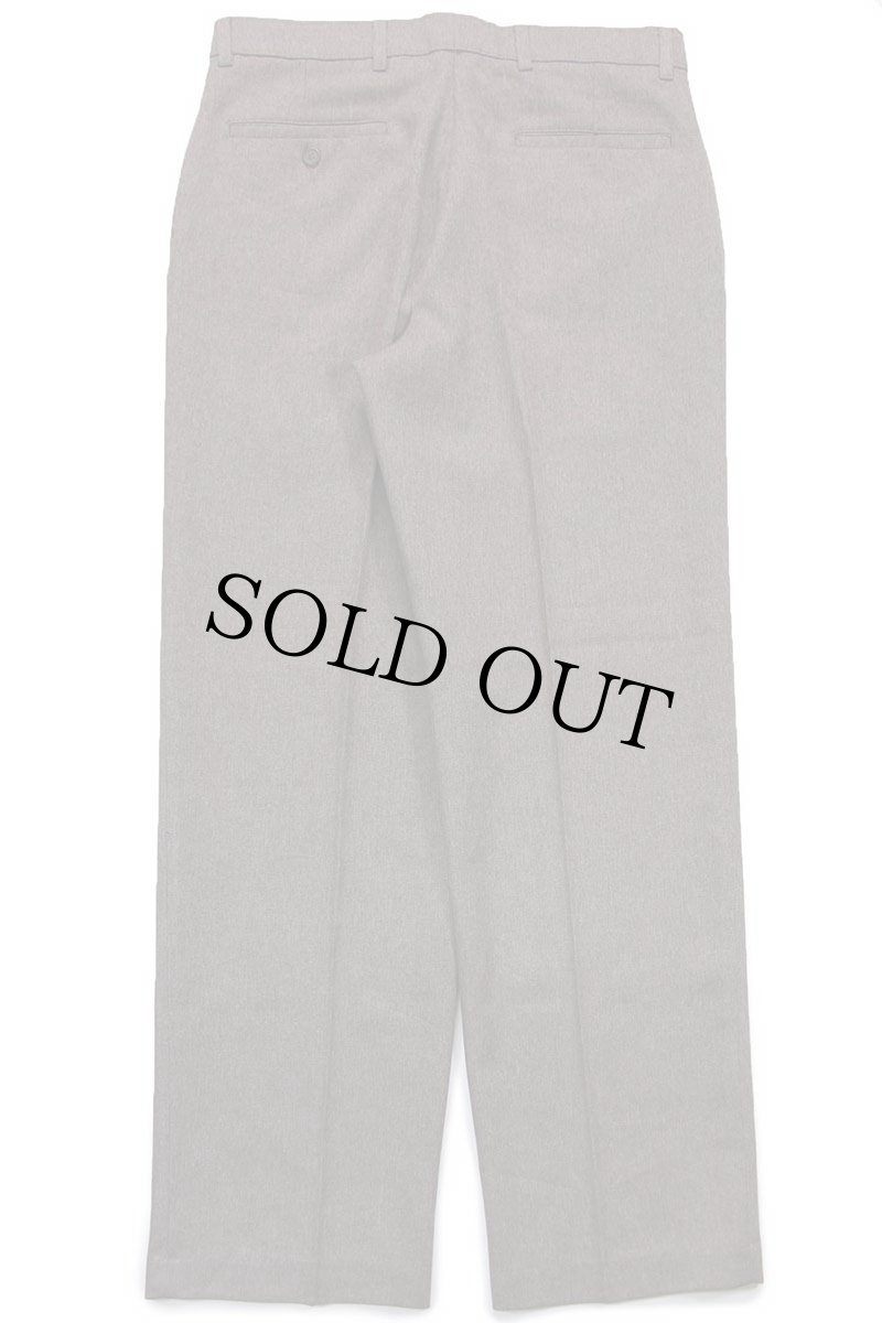 画像3: 00s Levi'sリーバイス ACTION SLACKS スラックス ポリエステルパンツ 杢グレーブラウン w32 L30★スタプレ (3)