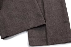 画像7: 00s Levi'sリーバイス ACTION SLACKS スラックス ポリエステルパンツ 杢グレーブラウン w32 L30★スタプレ (7)