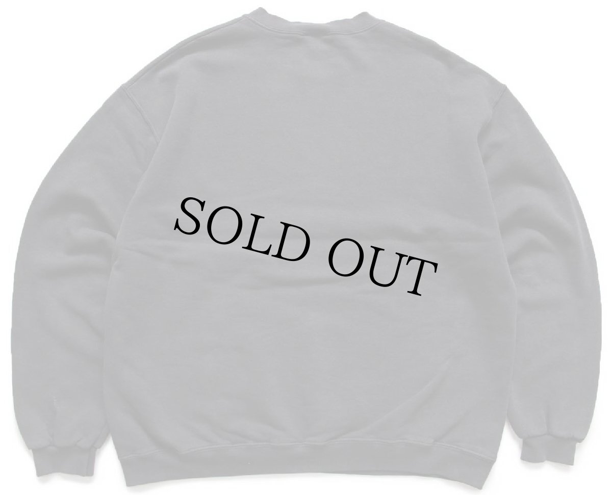 画像2: 90s BIKE 無地 前V スウェット 黒 フェード XL★ブランク (2)