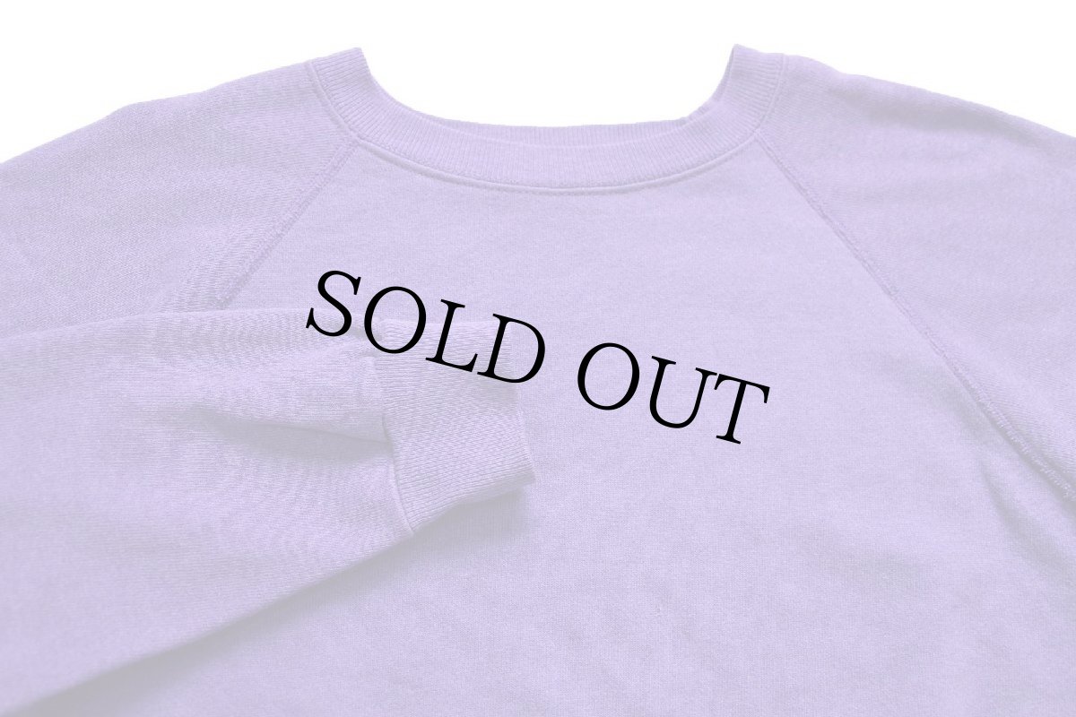 画像3: 80s USA製 Hanes 無地 スウェット 紫 フェード L★ブランク (3)
