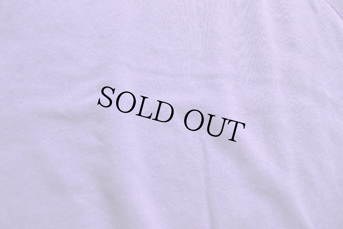 画像5: 80s USA製 Hanes 無地 スウェット 紫 フェード L★ブランク (5)