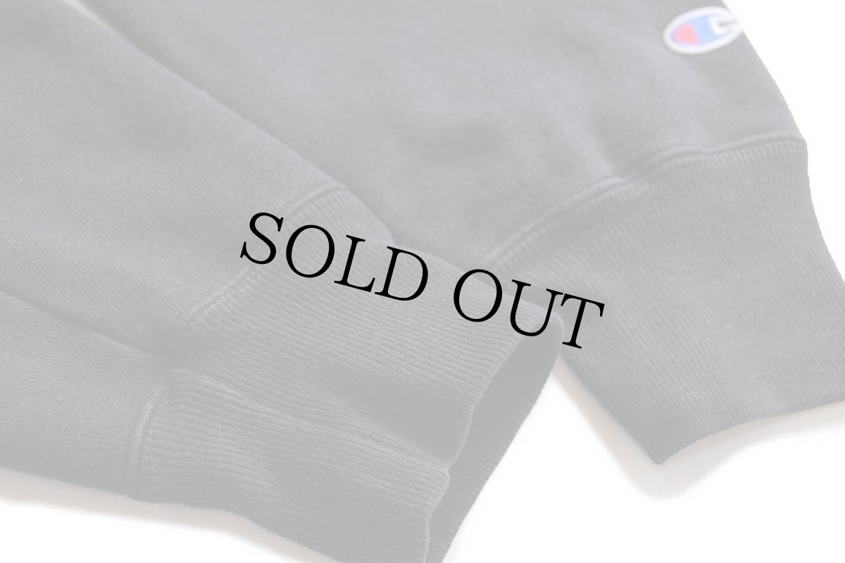 画像6: 00s Championチャンピオン TROY CHRISTIAN WRESTLING 二段中抜きプリント リバースウィーブ スウェット 黒 L (6)