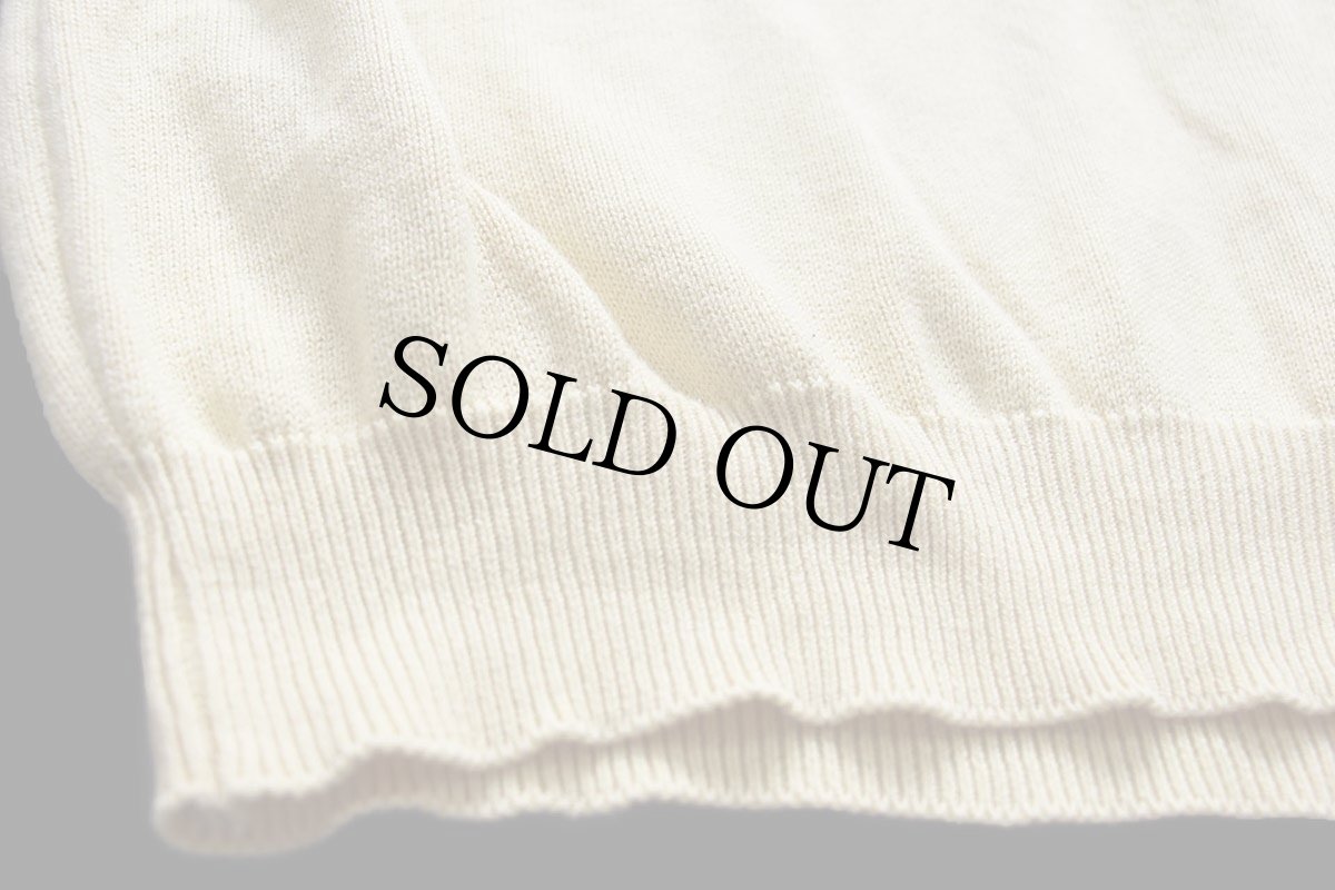 画像6: 90s USA製 BROOKS BROTHERS Brooks Golf ブルックスブラザーズ ワンポイント Vネック コットンニット ベスト セーター 薄黄 L (6)