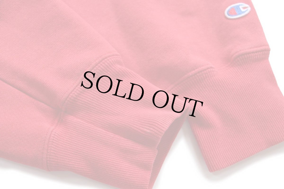 画像6: 00s Championチャンピオン Bubba TECH CONSULTING 刺繍 リバースウィーブ スウェット 赤 L (6)