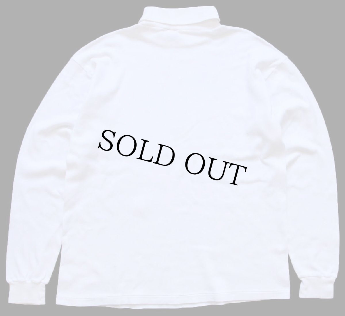 画像3: 90s USA製 STJOHN'SBAY 無地 タートルネック コットン 長袖Tシャツ ホワイト L (3)