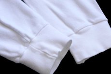画像6: 90s USA製 STJOHN'SBAY 無地 タートルネック コットン 長袖Tシャツ ホワイト L (6)