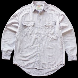 90s Levi'sリーバイス ホワイト デニムシャツ XL☆04