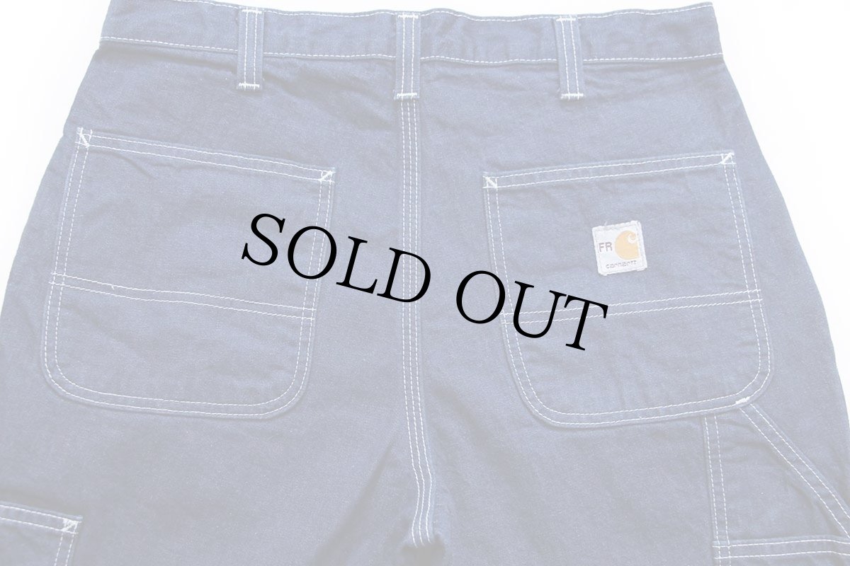 画像5: メキシコ製 carharttカーハート FR デニム ペインターパンツ w32 L32★C (5)