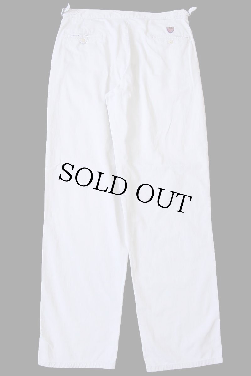 画像3: 90s USA製 ポロ ラルフローレン ツータック コットンパンツ ライトベージュ w36 L34★311 (3)