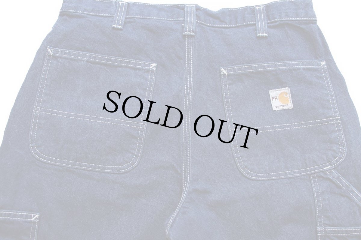 画像5: メキシコ製 carharttカーハート FR デニム ペインターパンツ w32 L32★B (5)