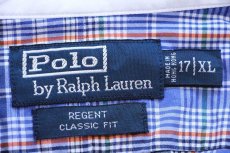画像4: 90s ポロ ラルフローレン REGENT マドラスチェック ワイドカラー クレリック コットンシャツ 17 (4)