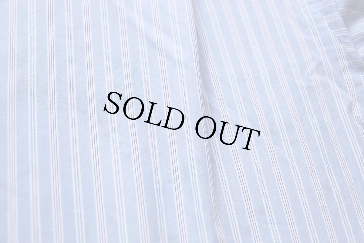 画像5: 00s ポロ ラルフローレン PHILIP ランダムストライプ ワイドカラー ダブルカフス クレリック コットンシャツ 17 (5)