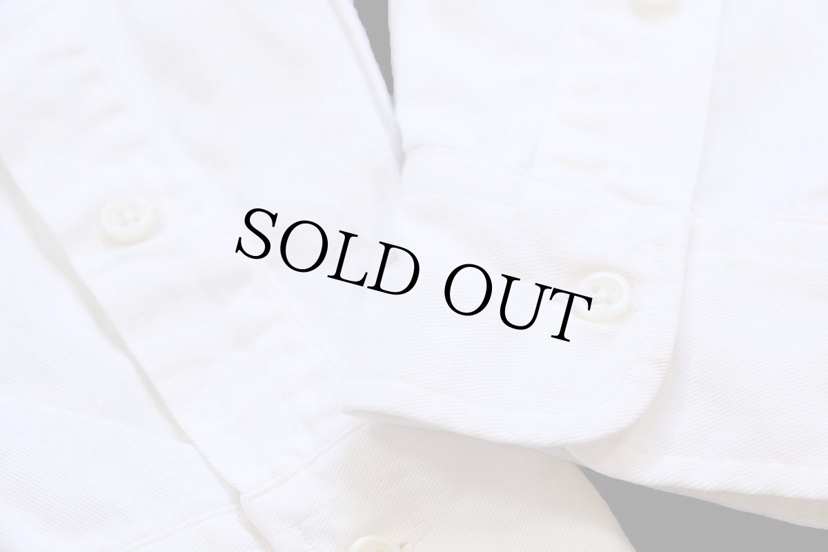 画像6: 00s ラルフローレン BLAIRE ワンポイント ボタンダウン コットンツイルシャツ アイボリー★01 特大 (6)