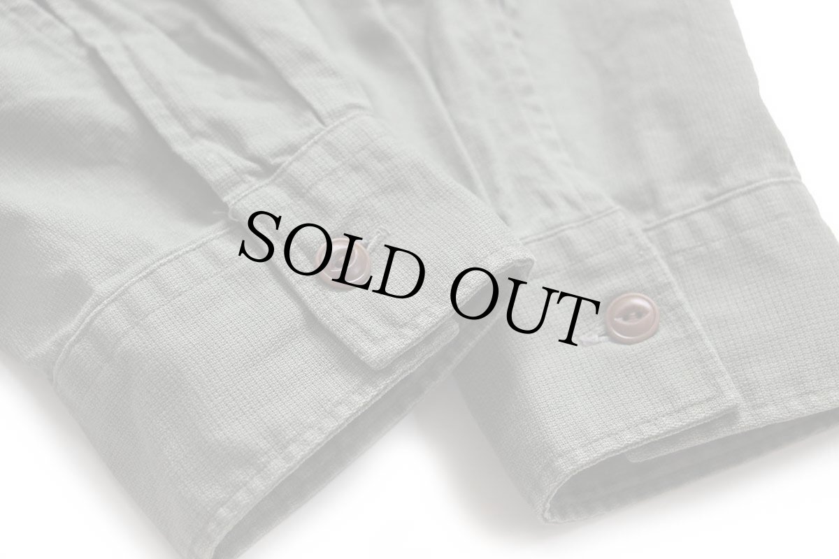 画像6: 00s ポロ ラルフローレン マチ付き コットン サファリシャツ オリーブ S (6)