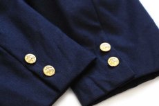 画像7: 80s USA製 BROOKS BROTHERS MAKERS ブルックスブラザーズ 3つボタン テーラードジャケット 紺ブレ 40SH★ブレザー (7)