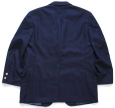 画像2: 80s USA製 BROOKS BROTHERS MAKERS ブルックスブラザーズ 3つボタン テーラードジャケット 紺ブレ 40SH★ブレザー (2)