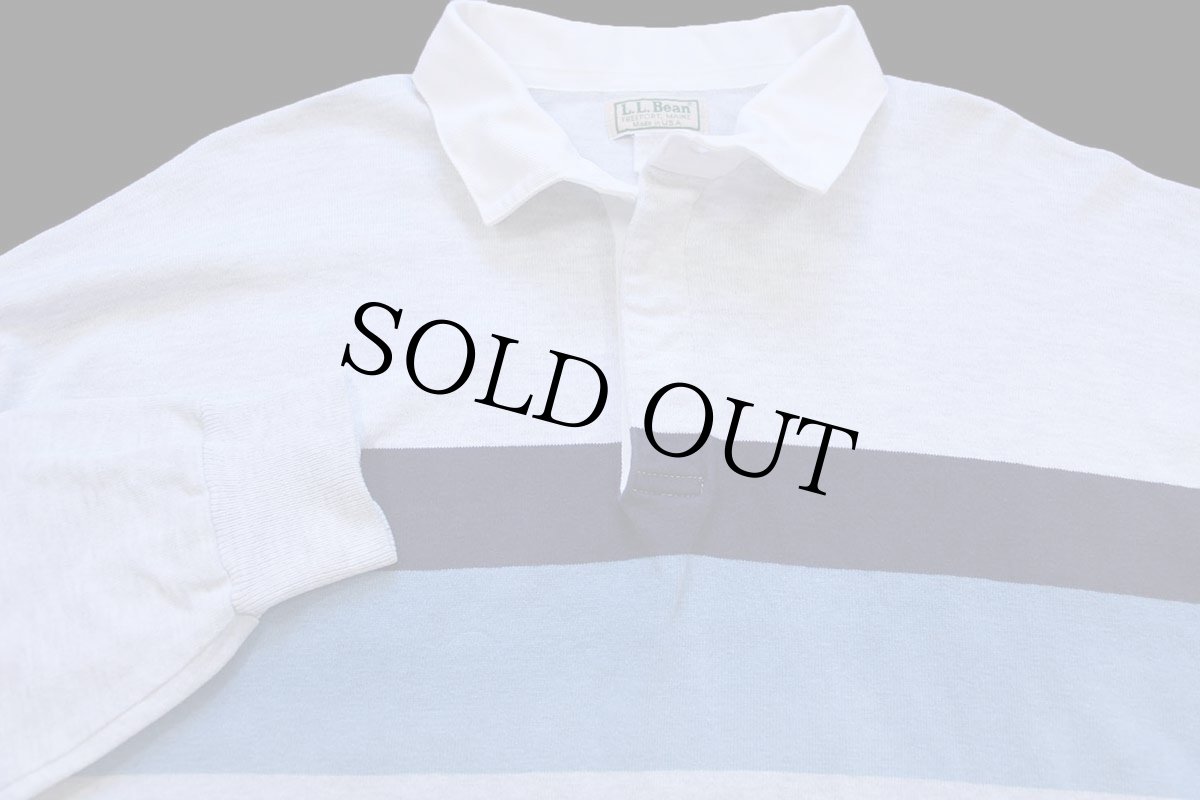 画像3: 80s USA製 L.L.Bean ヘビー コットン ラガーシャツ 杢ライトグレー XXL★特大 (3)