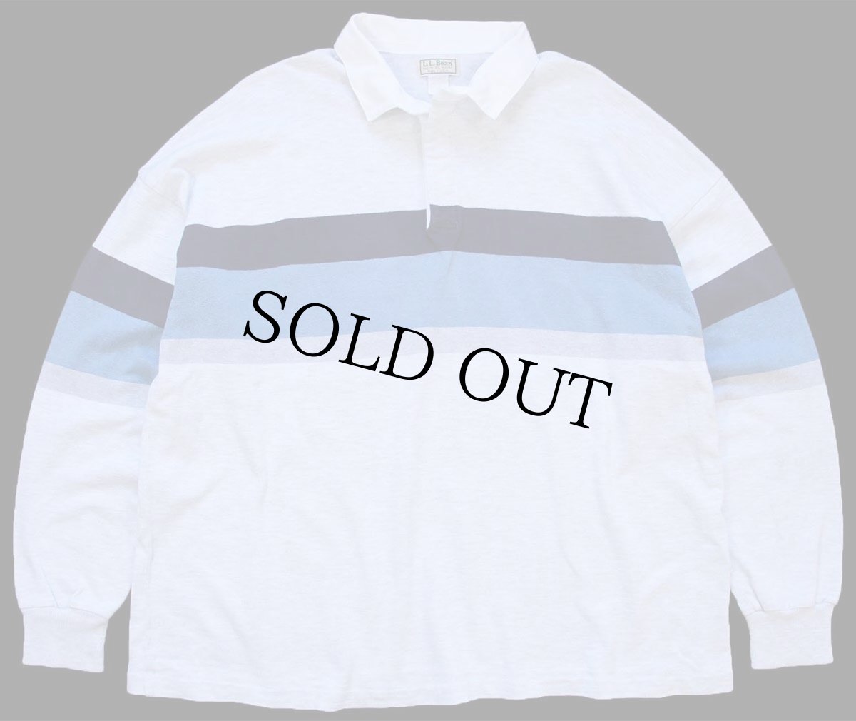 画像1: 80s USA製 L.L.Bean ヘビー コットン ラガーシャツ 杢ライトグレー XXL★特大 (1)