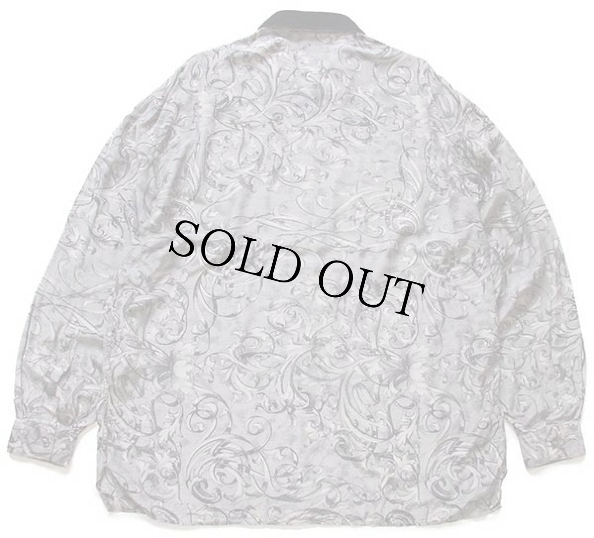 画像2: 90s イタリア製 VESTIUM OFFICINA アート 総柄 レーヨン混 シャツ 42 (2)