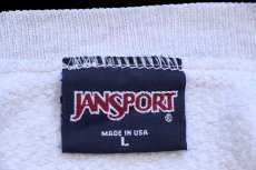 画像5: 90s USA製 JANSPORTジャンスポーツ COLORADO STATE フェルトパッチ スウェット 杢ライトグレー L (5)